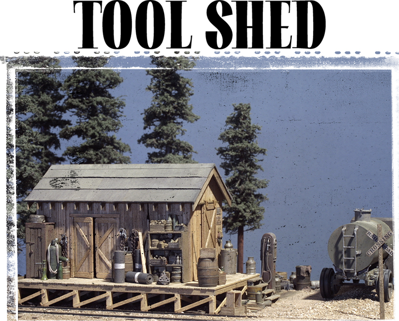 SierraWest Scale Models O Scale Tool Shed